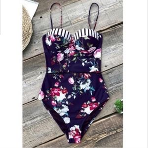 Cupshe floral swimsuit